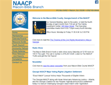 Tablet Screenshot of naacpmacon.org